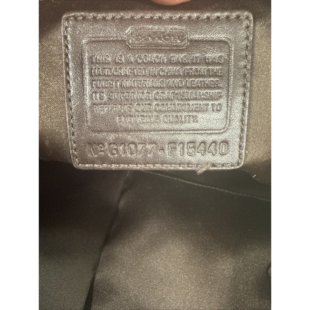 Coach Signature Sateen Ashley Satchel Bag with‎ Matching Wallet F15440 Tan Brown - Picture 14 of 15